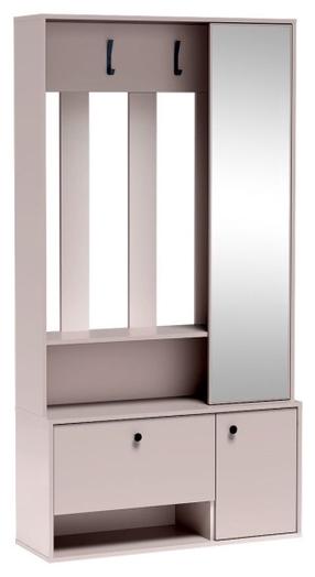 Spinta Spots, smėlio, 100 cm x 33 cm x 191 cm, su veidrodžiu