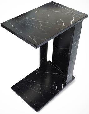 Kavos staliukas Kalune Design Pasific C Sehpa, juodas, 30 cm x 43 cm x 61 cm