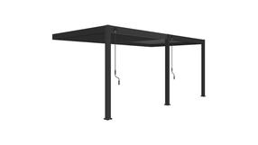 Pavėsinė Pergola Elegance Wall, 600 x 256 cm, antracito