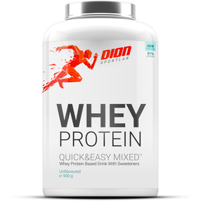 Proteinai Dion Whey Protein, vanilinių ledų skonio, 900 g