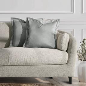 Pagalvės užvalkalas Restilo Velvet, sidabro, 45 cm x 45 cm, 2 vnt.