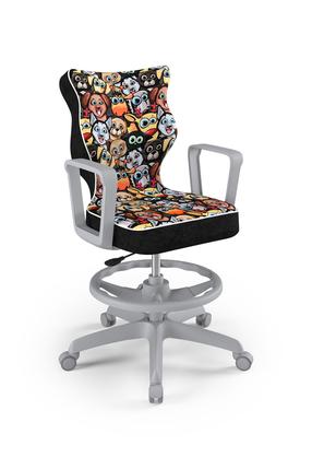 Vaikiška darbo kėdė Norm Storia 28, 63 x 63 x 102.5 cm, ruda/juoda/oranžinė