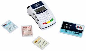 Parduotuvės žaislai, prekybos vietos terminalas Klein, balta