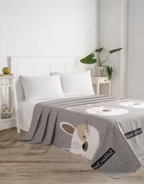 Lovatiesė Mijolnir Tavþancýk 143EPJ6293, pilkas/įvairių spalvų, 200 cm x 235 cm