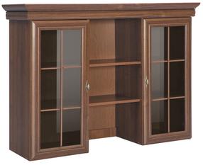 Spintelė - vitrina Gala Meble Kora KN4, ruda, 40 cm x 128 cm x 97 cm