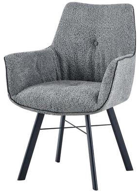 Valgomojo kėdė Kayoom Allie 125, pilka, 61 cm x 64 cm x 91 cm