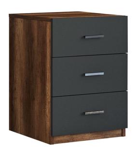 Komoda Kalune Design Vario C 956LCS1301, antracito/ruda, 46.5 cm x 44.5 cm x 61.8 cm