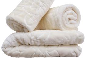 Sofos ir fotelio užtiesalų rinkinys KTF-04, dramblio kaulo, 160 cm x 210 cm