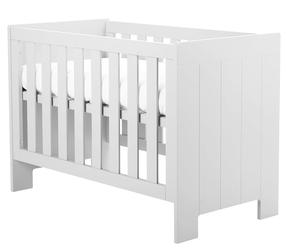 Kūdikio lovytė viengulė Pinio Calmo, balta, 60 x 120 cm, be patalynės dėžės, be čiužinio
