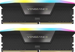 Operatyvioji atmintis (RAM) Corsair Vengeance RGB Black SACRR5032V620C3, DDR5, 32 GB, 6200 MHz