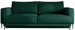 Sofa Dalia Nube 35, tamsiai žalia, 95 x 260 cm x 90 cm