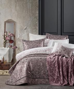 Patalynės užvalkalų komplektas Mijolnir Destina 129CTN6336, baltas, 200 x 220 cm