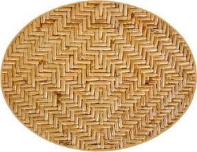 Vonios grindų kilimėlis Foutastic Tetris 359CHL4781, šviesiai ruda, 140 cm x 140 cm, Ø 140 cm