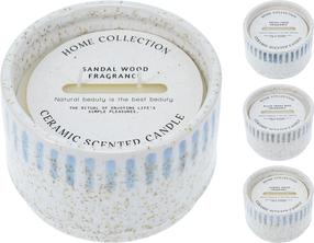 Kalėdinė žvakė, aromatinė, 14 h, (spalva/dizainas parenkami atsitiktine tvarka)