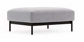 Pufas Polak Meble Duero Fusion, pilkas, 100 cm x 87 cm x 42 cm