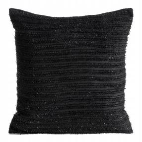 Dekoratyvinės pagalvėlės užvalkalas Reina, juoda, 45 cm x 45 cm