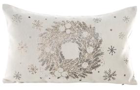 Dekoratyvinės pagalvėlės užvalkalas PSWA-252, balta, 50 cm x 30 cm