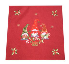 Servetėlė OS-301-C, 40 cm x 40 cm, raudona/žalia