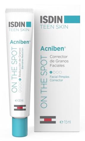 Veido gelis Isdin Acniben, 15 ml
