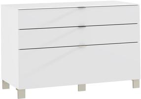 Komoda Forte ENJK211-C605, balta, 110 cm x 50.4 cm x 73 cm