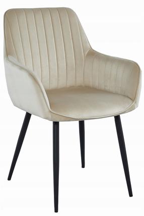 Valgomojo kėdė Leobert Solden, matinė, smėlio, 45.5 cm x 42 cm x 83.5 cm