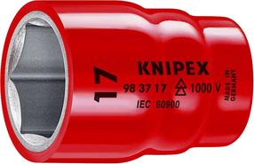 Žvaigždinė varžtų veržlių galvutė Knipex 98 37 17, 46 mm, 17 mm, 3/8", Ø29 mm