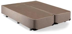 Lovos rėmas dvigulė Kalune Design Luna, 200 x 200 cm, smėlio, be čiužinio