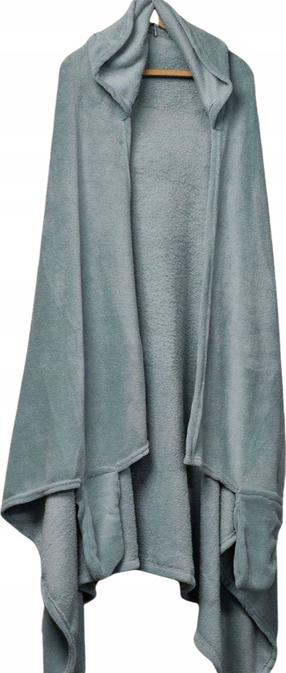 Pledas, su rankovėmis ir gobtuvu TODAY Essential, mint, 115 cm x 165 cm