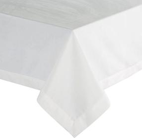 Staltiesė stačiakampė Melinda, balta, 180 x 140 cm
