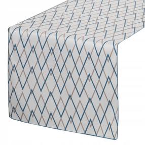 Stalo takelis stačiakampė Ines 1, smėlio/turkio, 40 x 180 cm