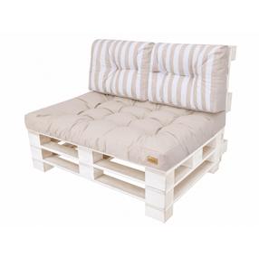 Lauko baldų pagalvių rinkinys Hobbygarden Leo LE1EZP10, šviesiai ruda, 120 x 82 cm