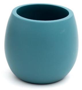 Dantų šepetėlio stiklinė Ridder Lina 2161105, žydra, 9.7 cm x 8.7 cm x 9.7 cm