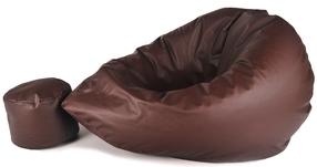 Sėdmaišių rinkinys Mega Chill L 019, rudas