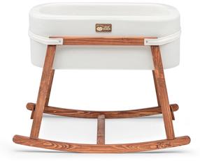 Lopšys kūdikiams viengulė Kalune Design Hier 676HDS1112, ruda/balta, be patalynės dėžės, su čiužiniu