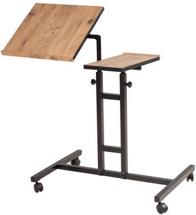 Kompiuterio stalas reguliuojamo aukščio Kalune Design Laptop Standing Desk Glen Atlantic, juoda/pušies