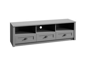 TV staliukas Gala Meble Provence, pilka, 158 cm x 43 cm x 48.6 cm