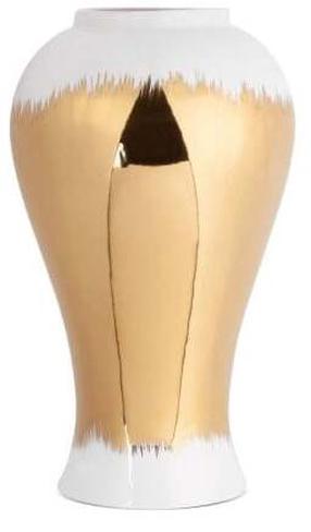Dekoratyvinė vaza Tala, 47 cm, aukso/balta