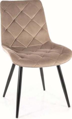 Valgomojo kėdė Ralph Velvet Bluvel 40 RALPHVCCB, matinė, šviesiai ruda, 51 cm x 42 cm x 88 cm