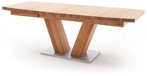 Valgomojo stalas išskleidžiamas MC Akcent Managua B, tamsaus ąžuolo, 140 - 220 cm x 90 cm x 78 cm