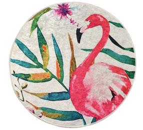 Vonios grindų kilimėlis Foutastic Flam 359CHL4151, įvairių spalvų, 140 cm x 140 cm, Ø 140 cm