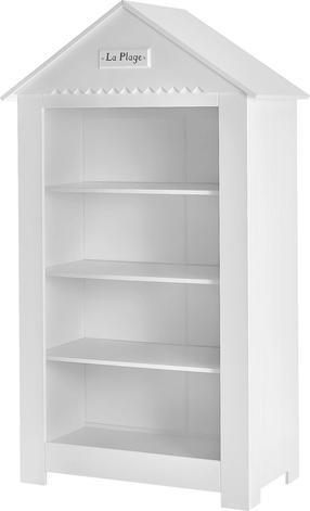 Knygų lentyna Pinio Marsylia, balta, 107.5 cm x 54.5 cm x 184 cm