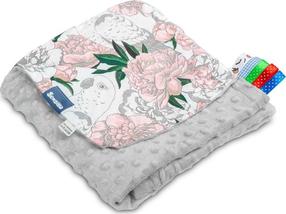 Pledas Sensillo Minky, 100 x 75 cm, rožinė/pilka