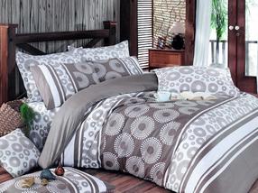 Patalynės užvalkalų komplektas Mijolnir Sema 172PRL2145, rudas, 160 x 220 cm