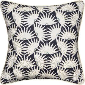 Dekoratyvinė pagalvėlė Atmosphera Feel, balta/tamsiai mėlyna, 40 cm x 40 cm