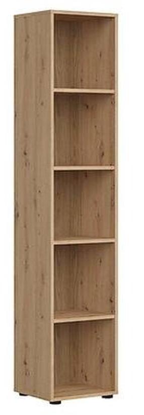 Lentyna Space Office S479-REG/200-DASN, ąžuolo, 42 cm x 37 cm x 202.5 cm