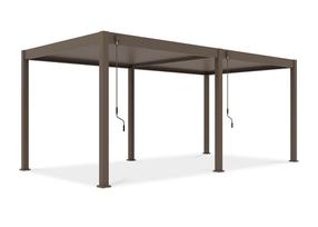 Pavėsinė Pergola Elegance, 600 x 255 cm, rusvai pilki