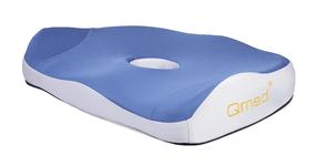 Ortopedinė pagalvė, sėdėjimo pagalvėlė QMED Comfort Seat Cushion, mėlyna/balta, 37 cm x 45 cm