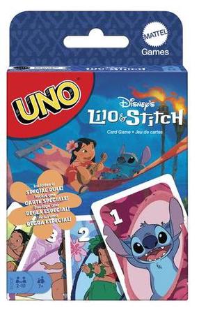 Uno kortų žaidimas Mattel Games Disney Lilo And Stitch, EN