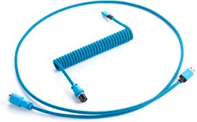 Klaviatūros laidas Cablemod Pro Coiled Keyboard Cable Micro USB/ USB Typ-A 150cm, geltona