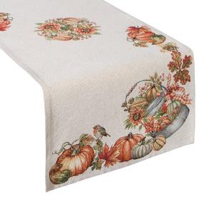 Stalo takelis stačiakampė 1223, žalia/oranžinė/rusva, 45 x 140 cm